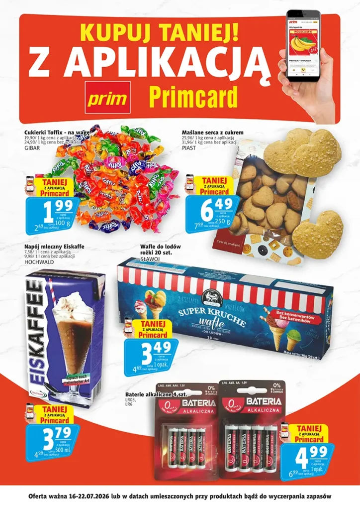 KUPUJ TANIEJ! Z APLIKACJĄ 📲 PRIMCARD