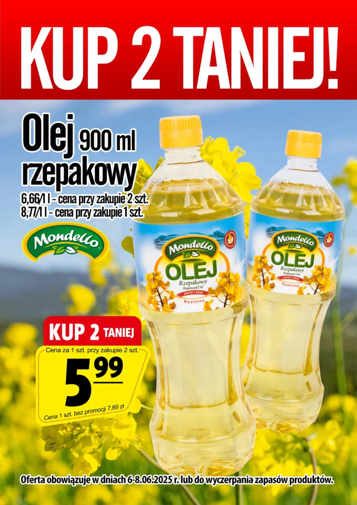 🌻6-8.06.2025 R. OLEJ RZEPAKOWY
