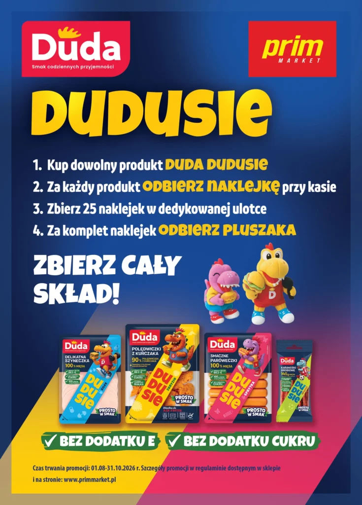 🦖3.08-14.11.2026 R. DUDUSIE ZBIERZ NAJLEPSZY SKŁAD