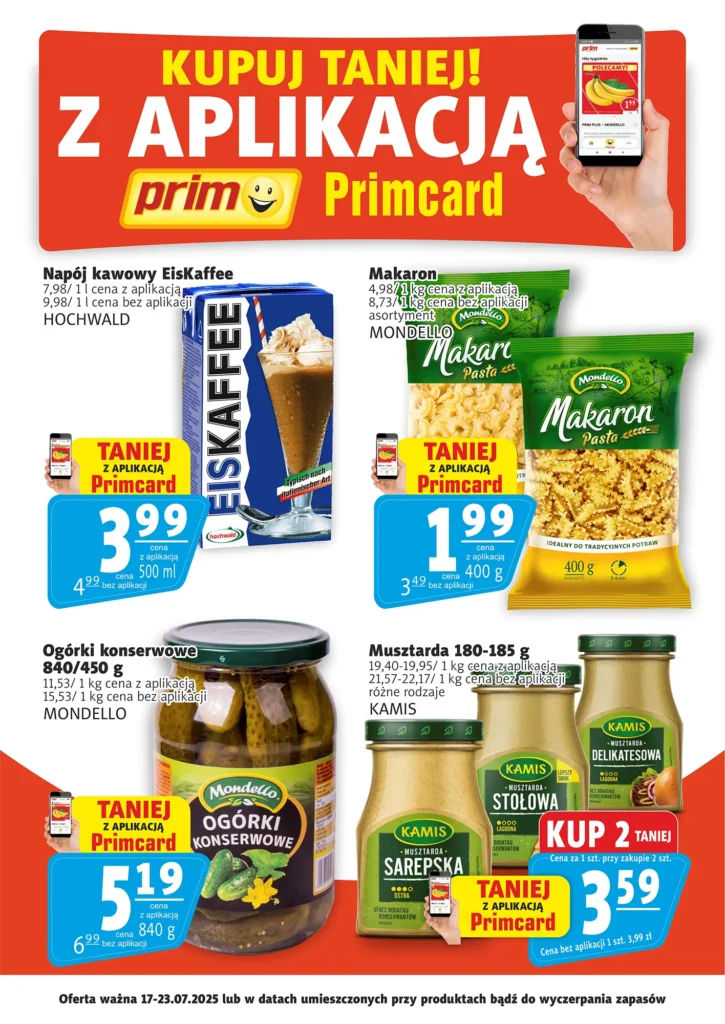 KUPUJ TANIEJ! Z APLIKACJĄ 📲 PRIMCARD