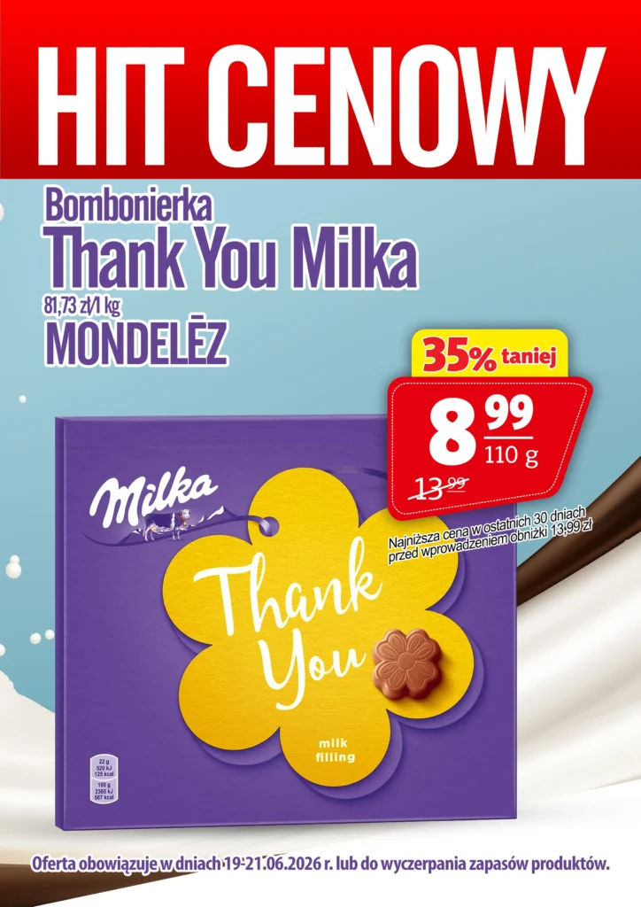 🍫🐄19-21.06.2026 R. BOMBONIERKA THANK YOU MILKA