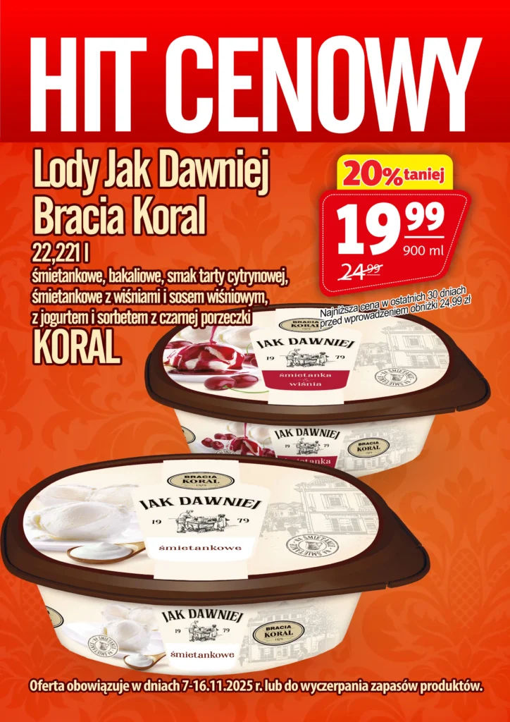 🍦7-16.11.2025 R. LODY BRACIA KORAL