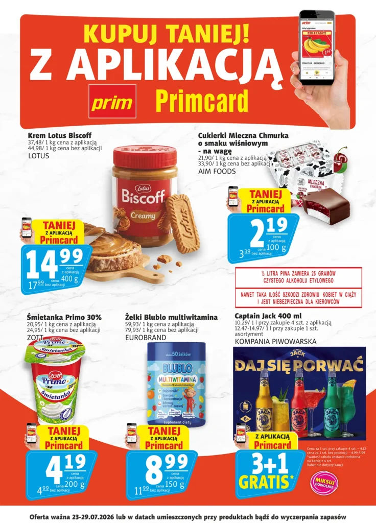 KUPUJ TANIEJ! Z APLIKACJĄ 📲 PRIMCARD