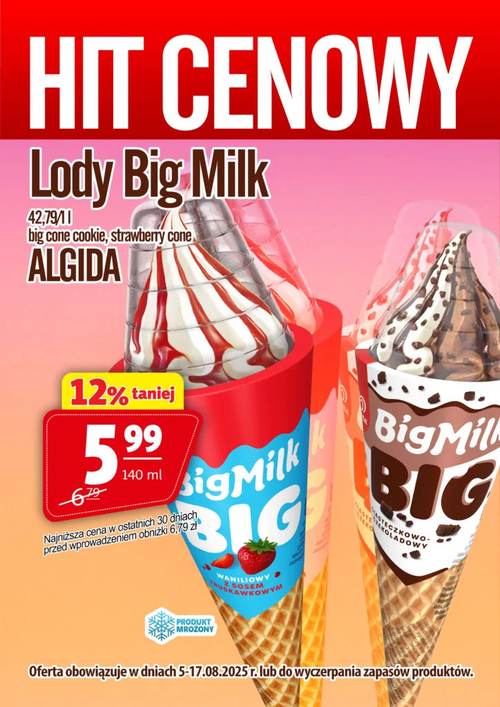 🍦5-17.08.2025 R. LODY BIG MILK