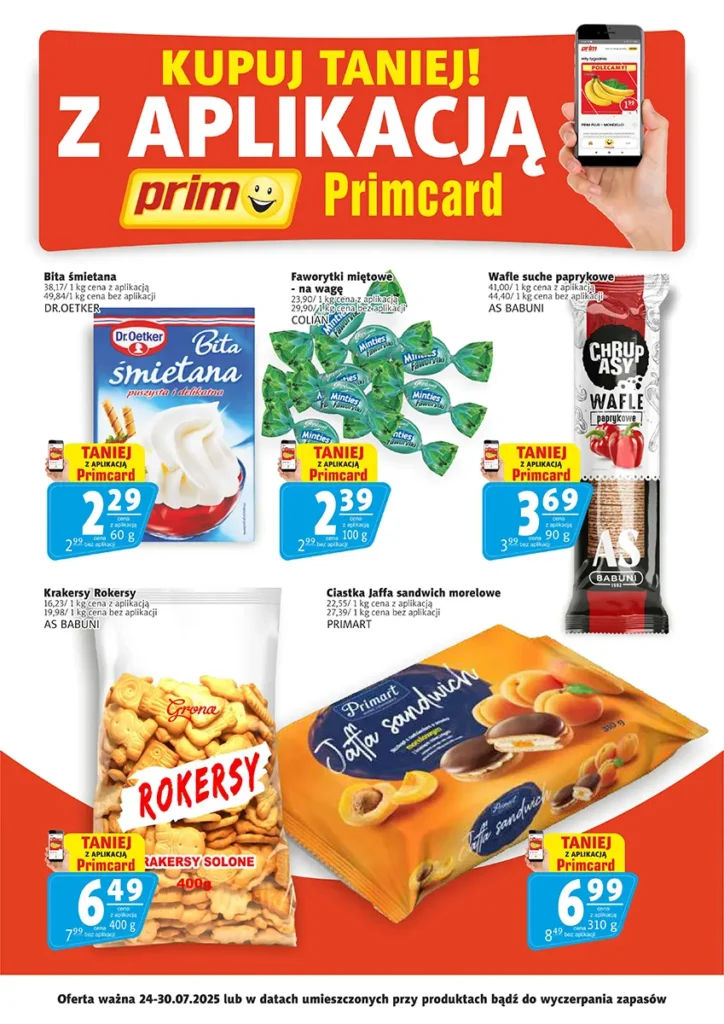 KUPUJ TANIEJ! Z APLIKACJĄ 📲 PRIMCARD