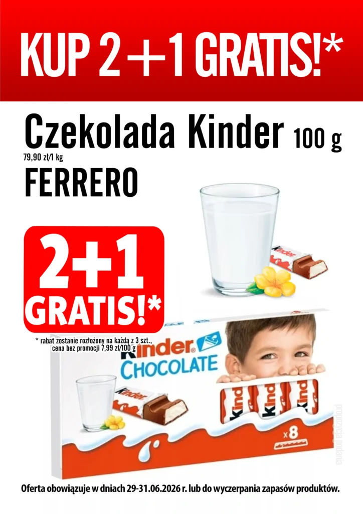 🍫29-31.05.2026 R. KINDER CZEKOLADA