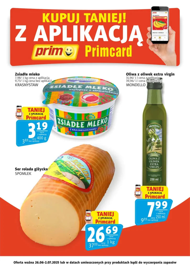 KUPUJ TANIEJ! Z APLIKACJĄ 📲 PRIMCARD
