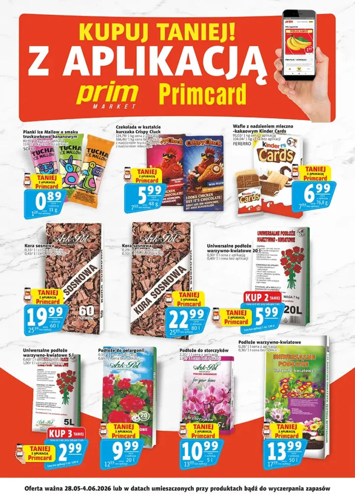 KUPUJ TANIEJ! Z APLIKACJĄ 📲 PRIMCARD