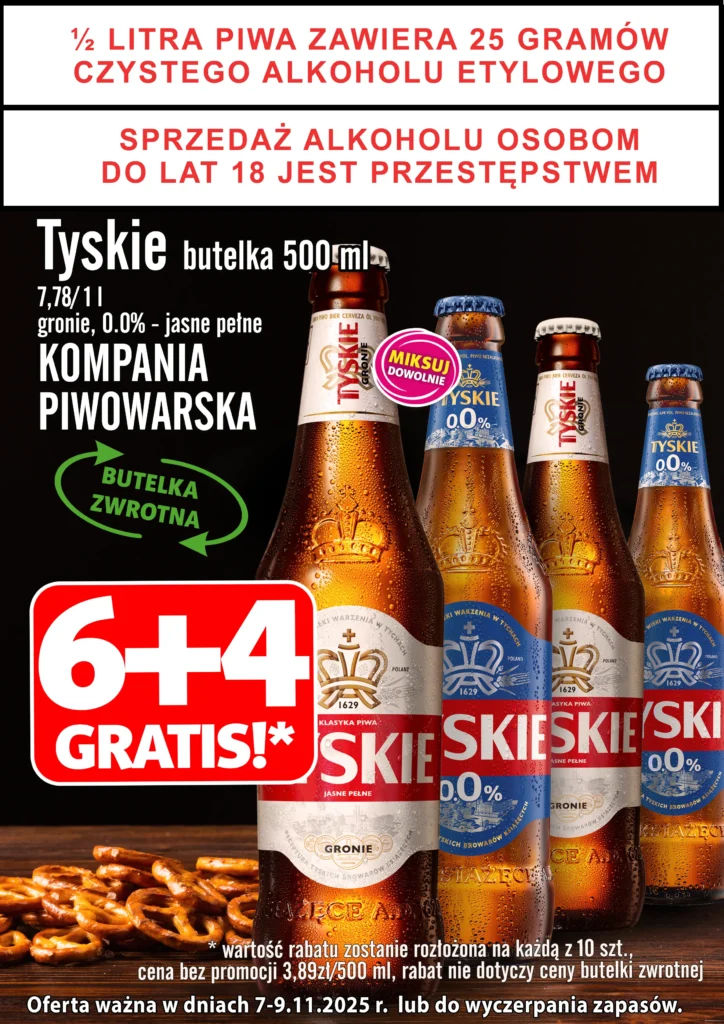 🍺7-9.11.2025 R. PIWO TYSKIE GRONIE, 0.0%