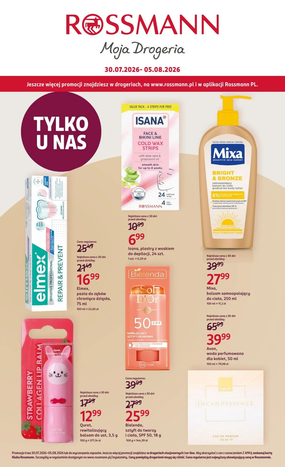 Gazetka promocyjna Rossmanna 30 lipca - 5 sierpnia.pdf