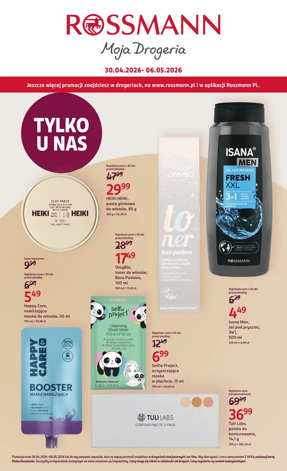 Gazetka promocyjna Rossmanna 30 kwietnia - 6 maja.pdf