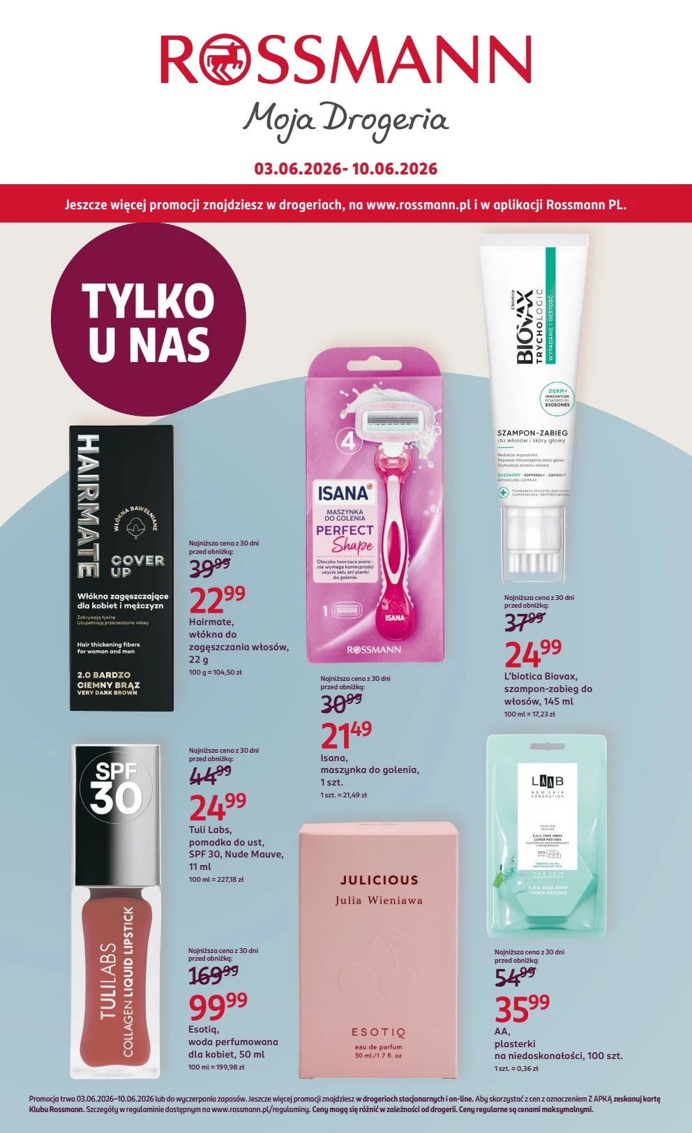 Gazetka promocyjna Rossmanna 3-10 czerwca.pdf