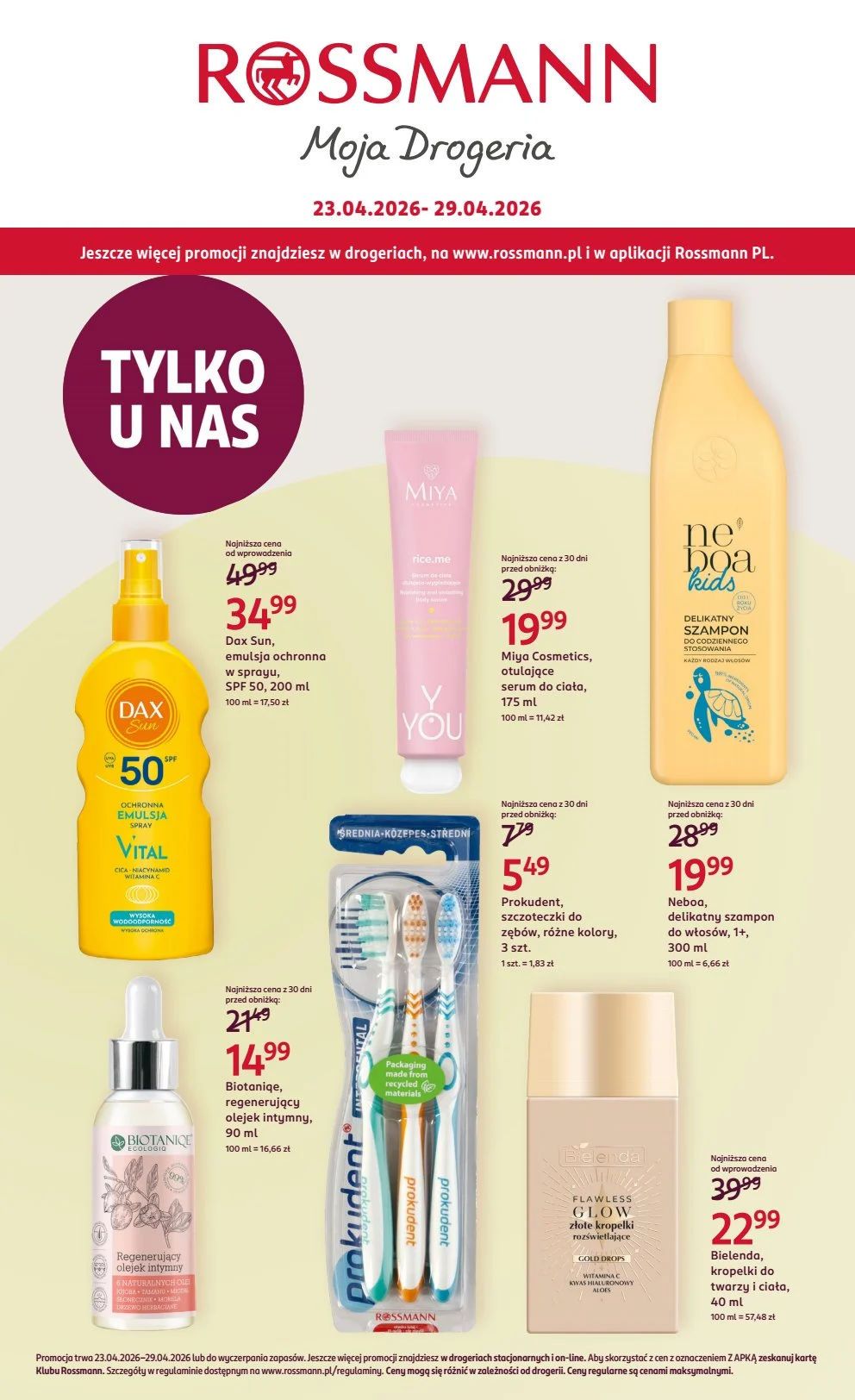 Gazetka promocyjna Rossmanna 23 - 29 kwietnia.pdf
