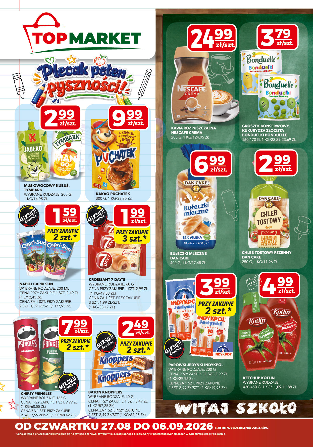 Gazetka Top Market 4 strony