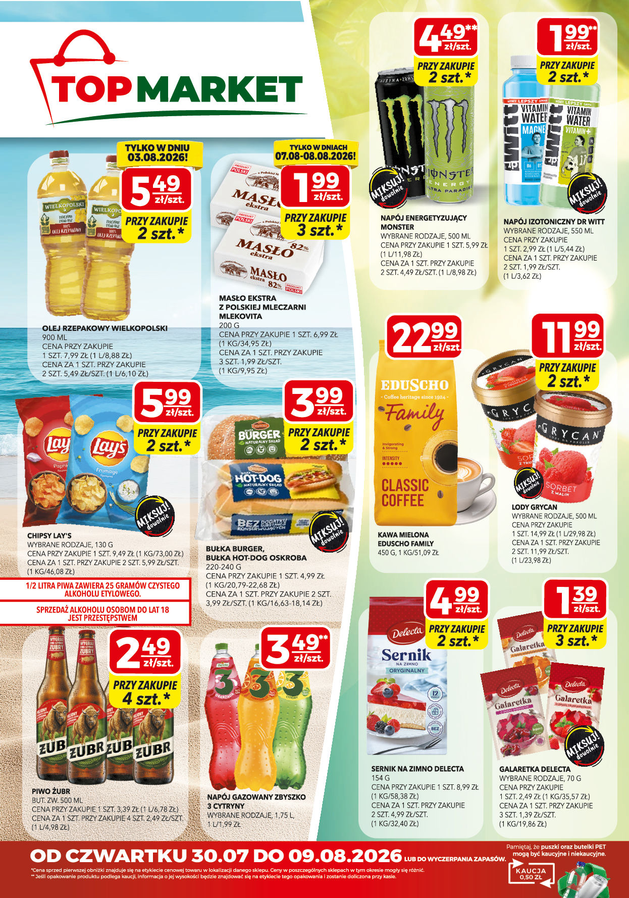 Gazetka Top Market 4 strony