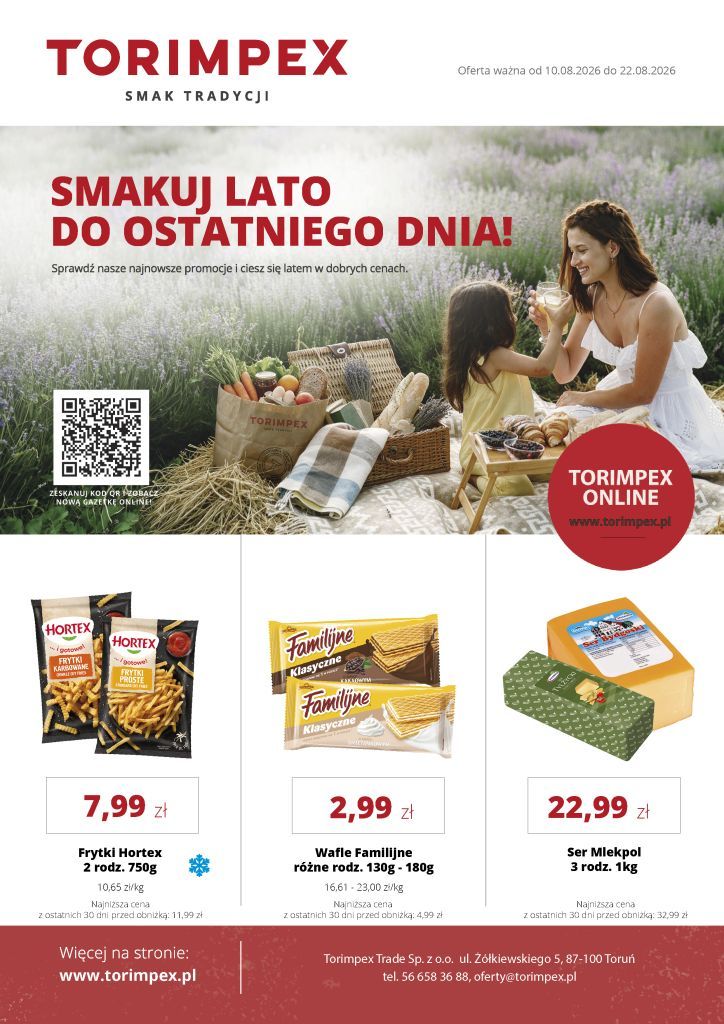 Gazetka promocyjna - produkty w promocji – Torimpex Toruń