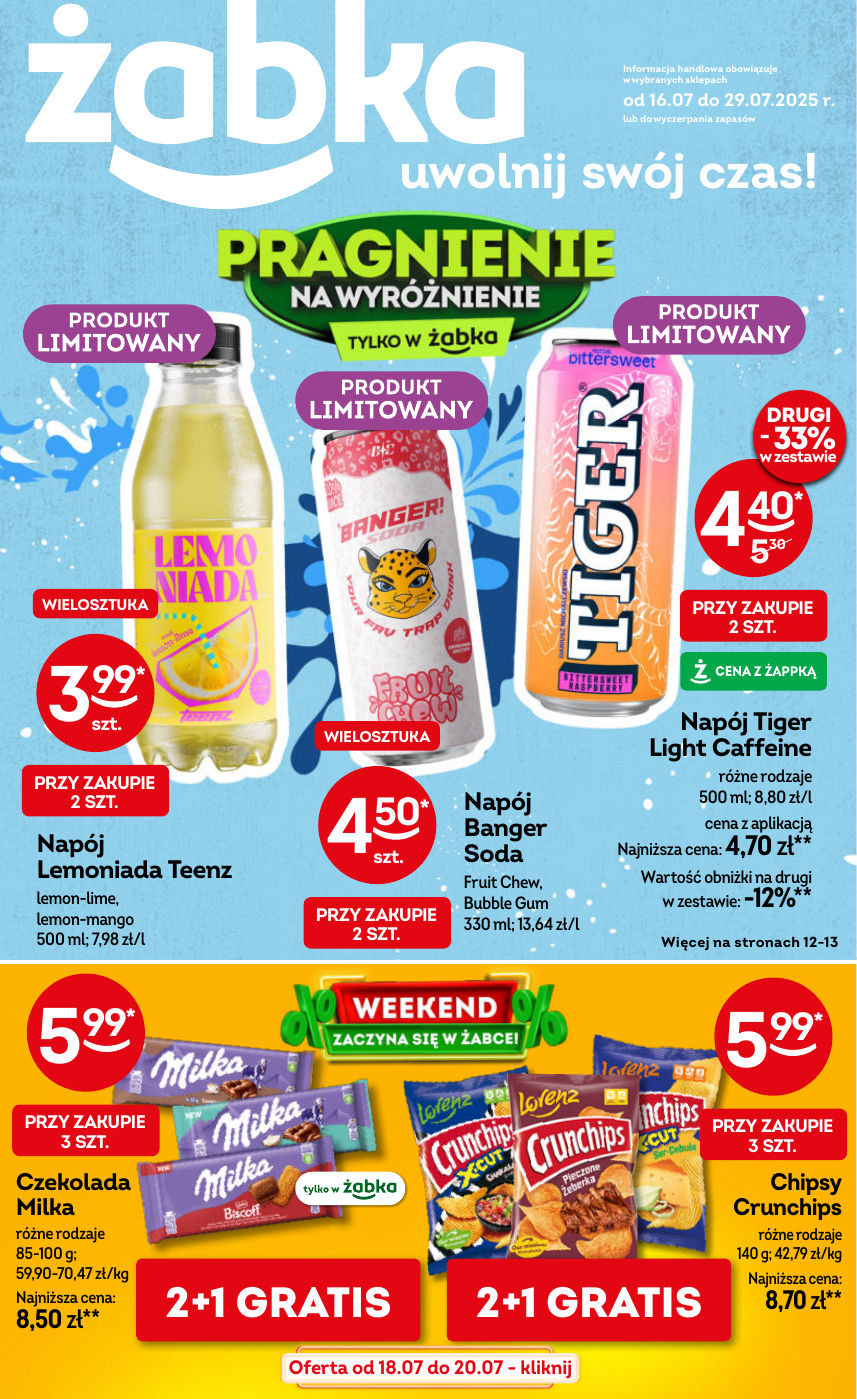 Najnowsze promocje w sklepach Żabka