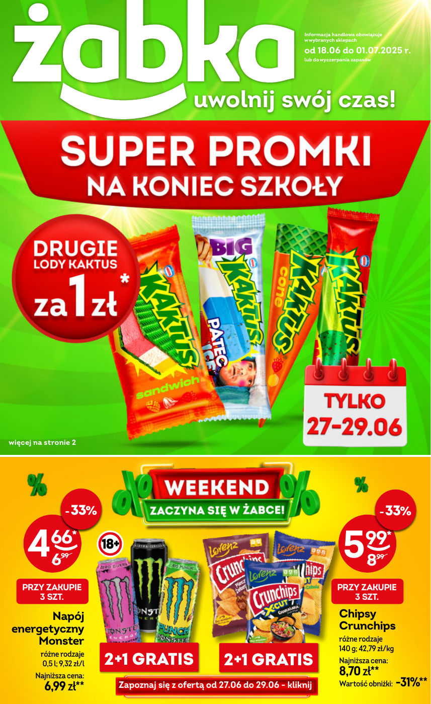 Najnowsze promocje w sklepach Żabka