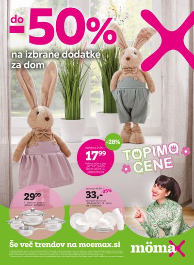 Do -50% na izbrane dodatke za dom