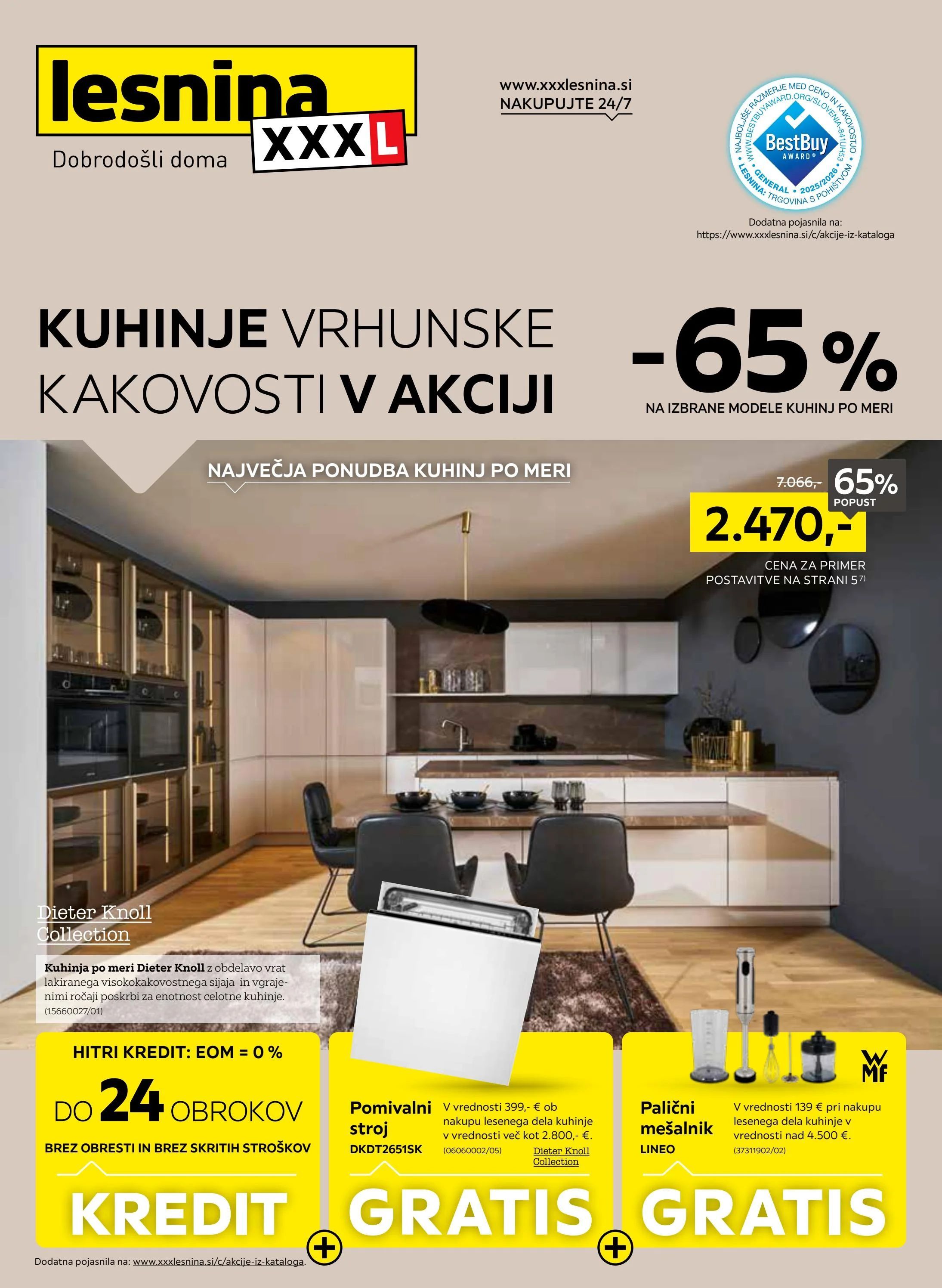 Kuhinje vrhunske kakovosti v akciji