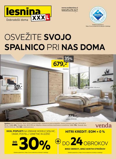 Osvežite svojo spalnico pri nas doma