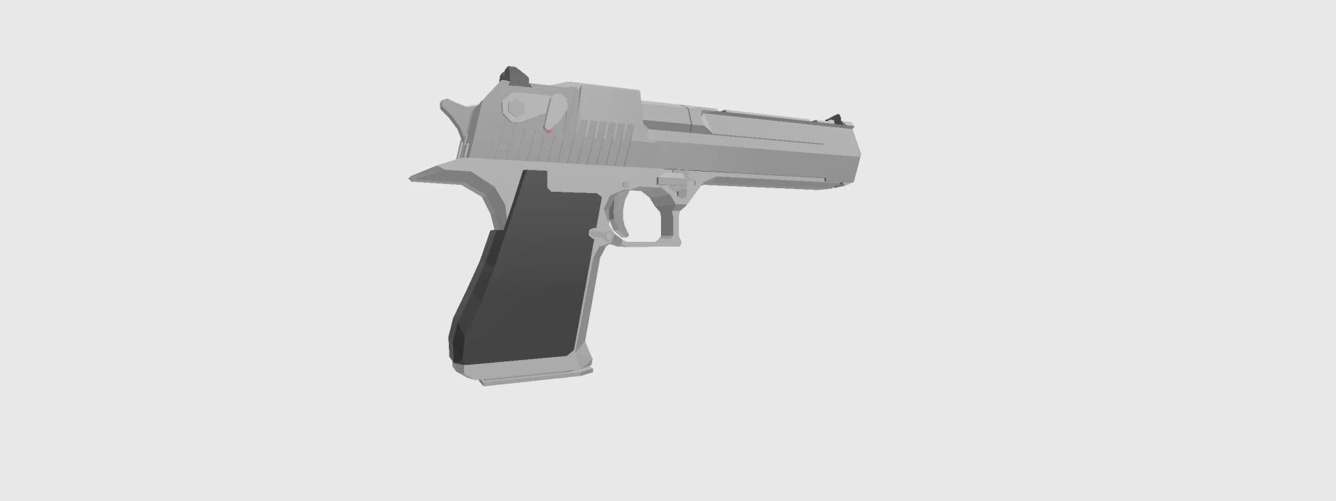 low poly imi desert eagle xix