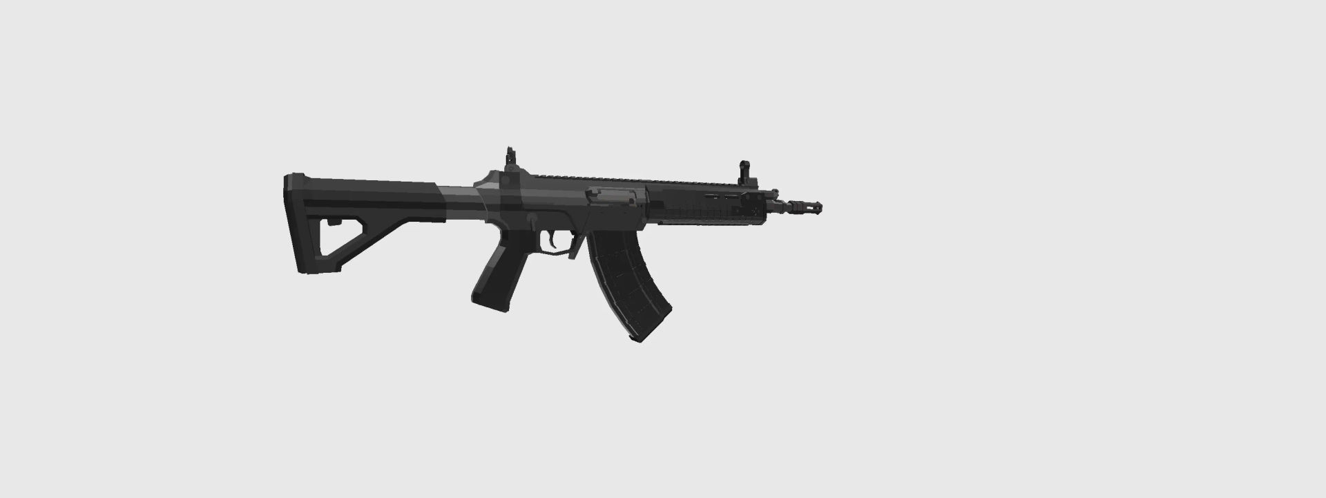 low poly qbz 191