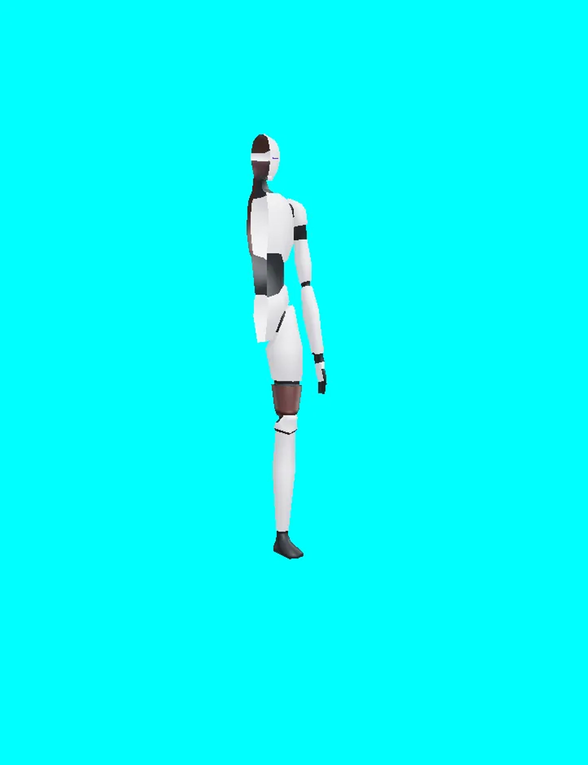 low poly robot