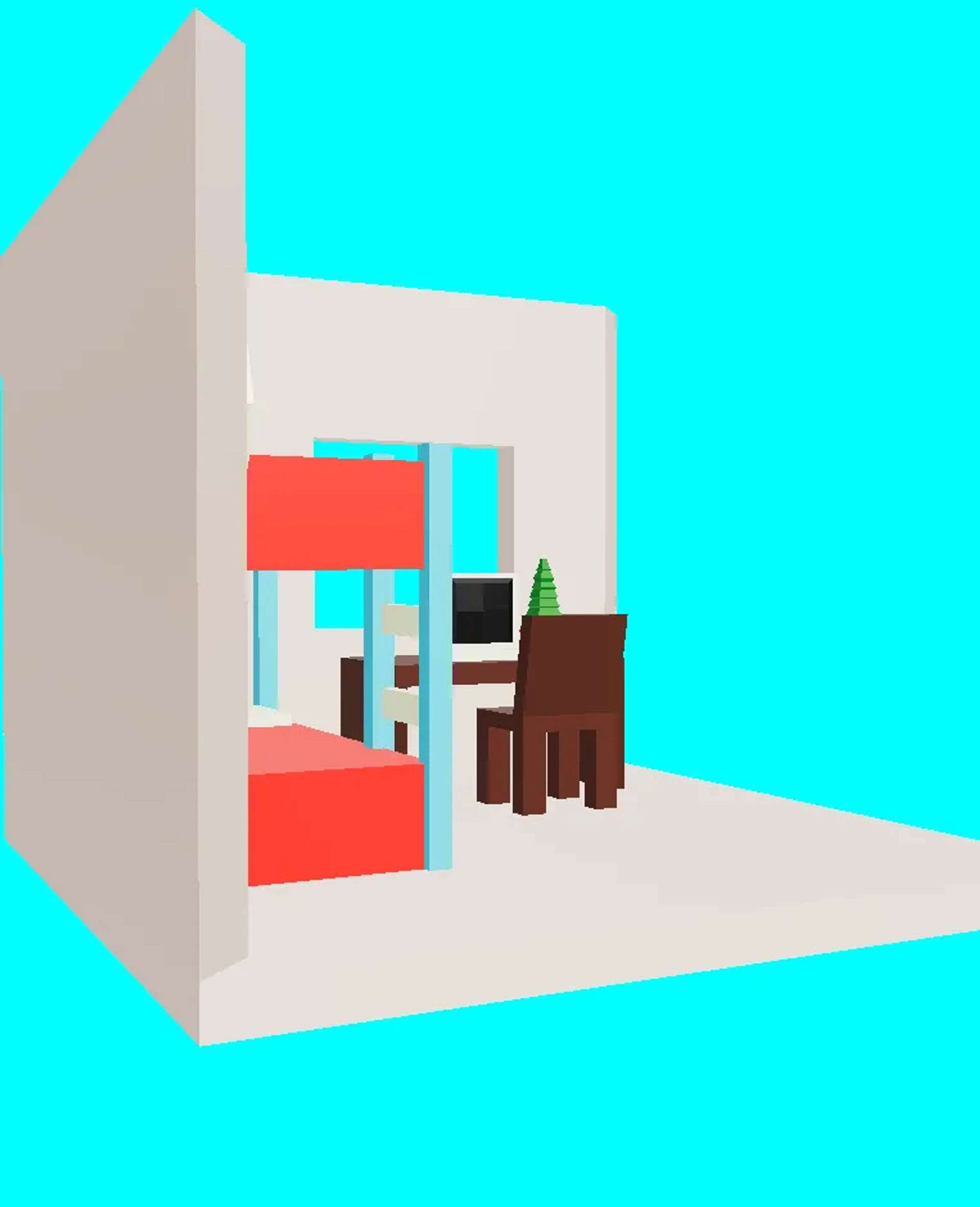 lowpoly room