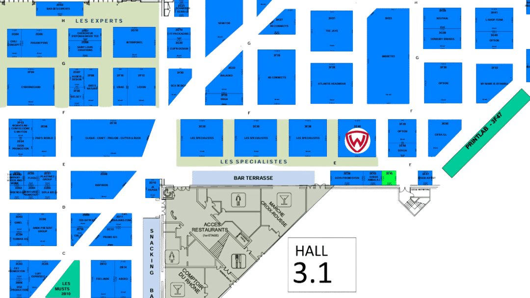 Emplacement WALOMO – CTCO stand 3E40