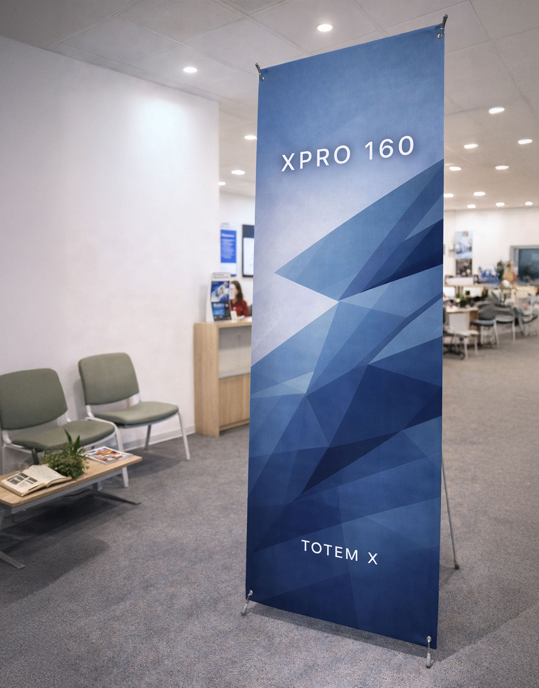 Totem publicitaire personnalisé professionnel