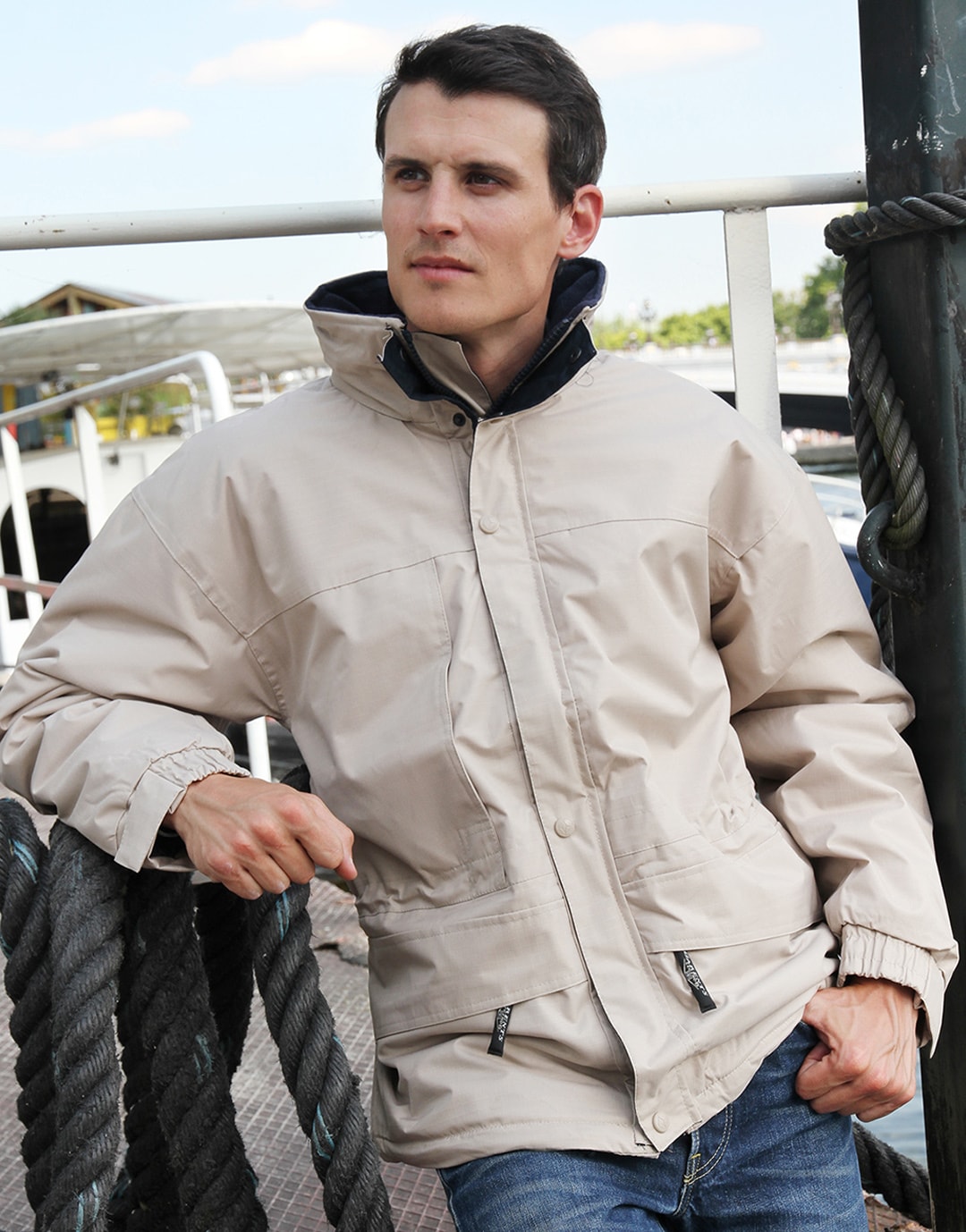 Parka Homme Polyester Ripstop personnalisé Paynelia