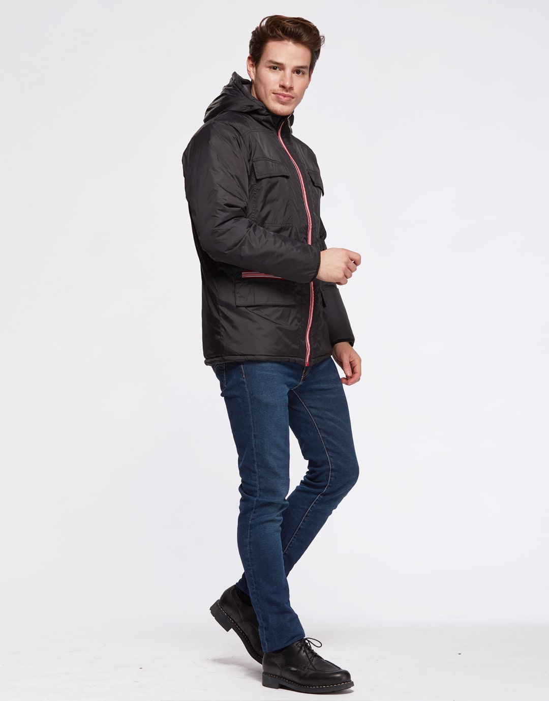 BLOUSON reversible zip multicolor personnalisé Paynelia