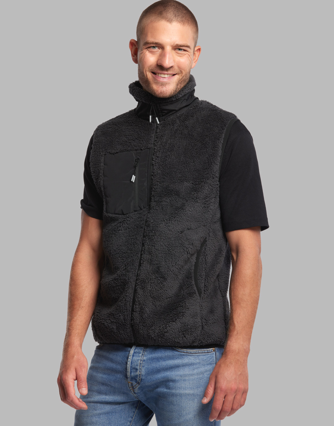 Bodywarmer Sherpa Homme personnalisé Paynelia