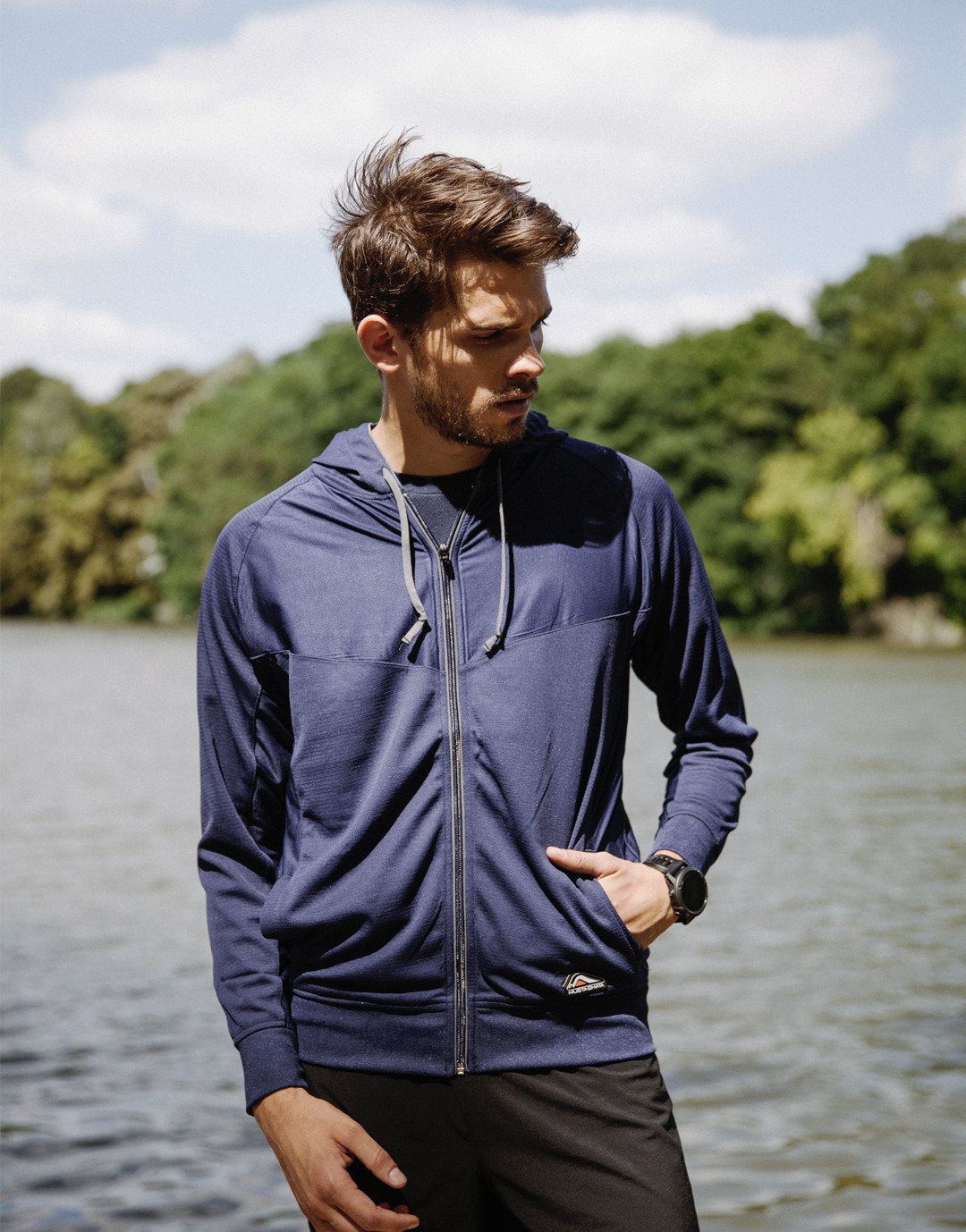 Blouson Sport Polyester Capuche