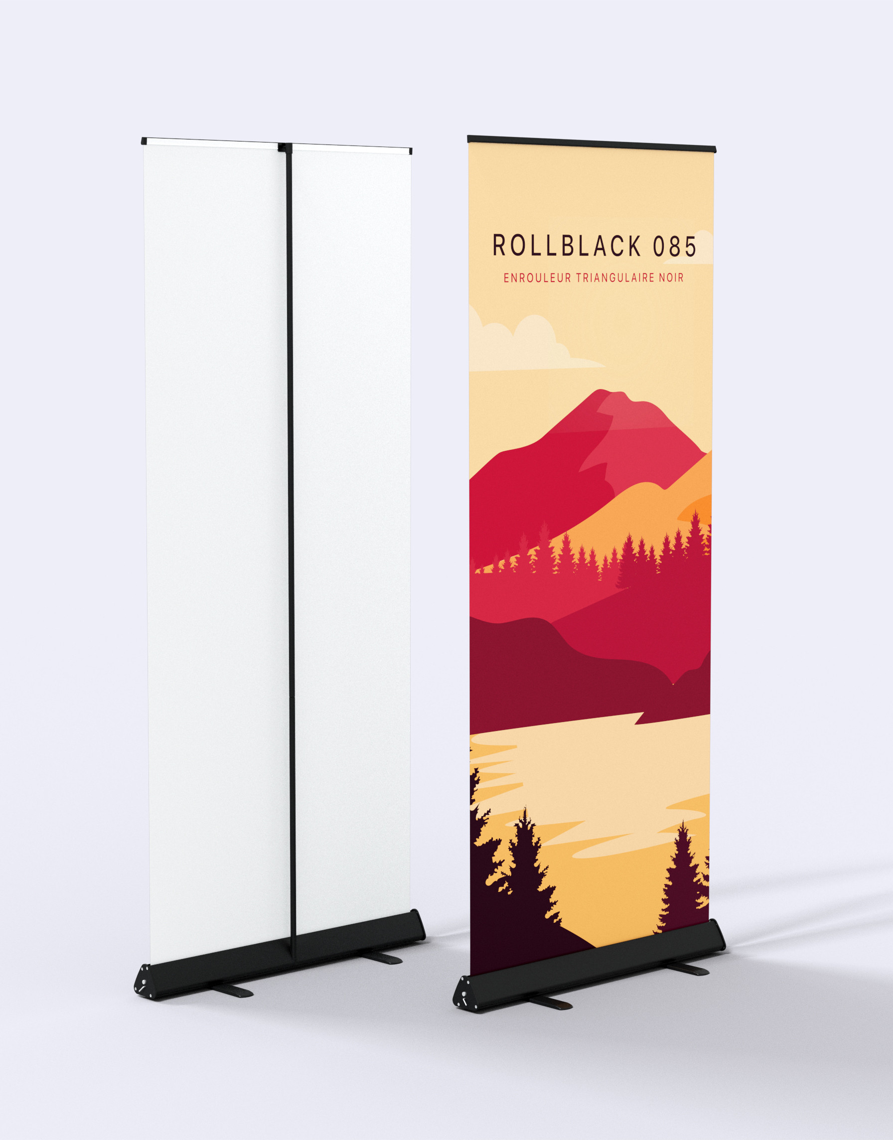 Enrouleur Aluminium noir 80x200cm + sac