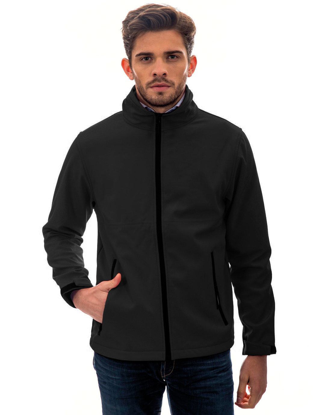 Blouson Softshell Homme 2 poches personnalisé Paynelia