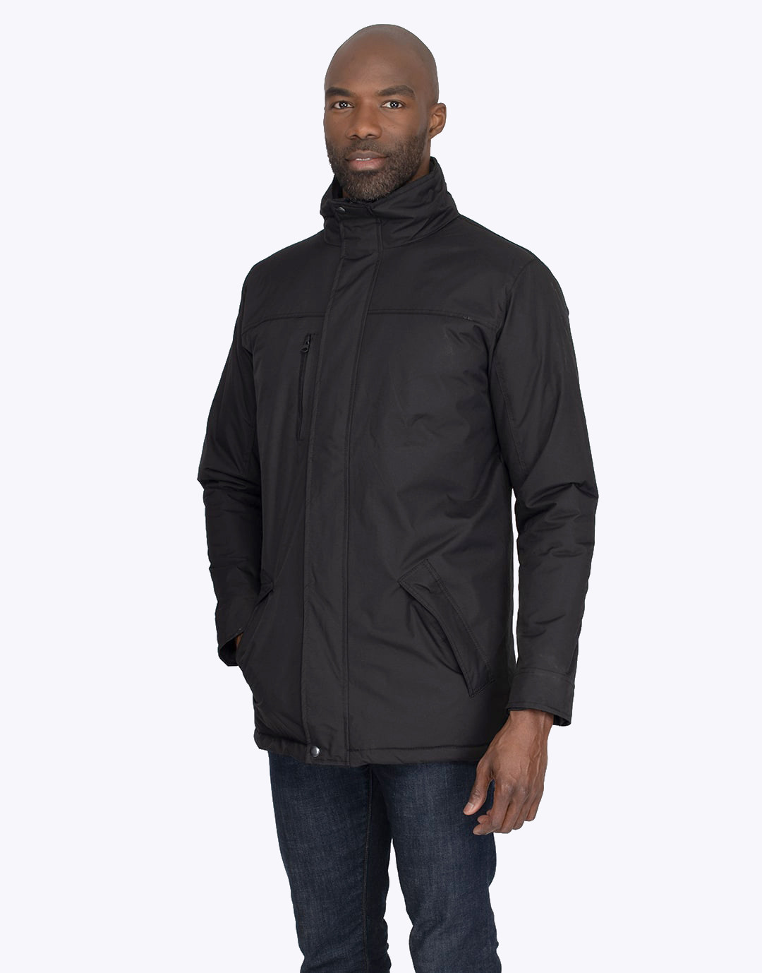 Parka ajustée Nylon Dobby
