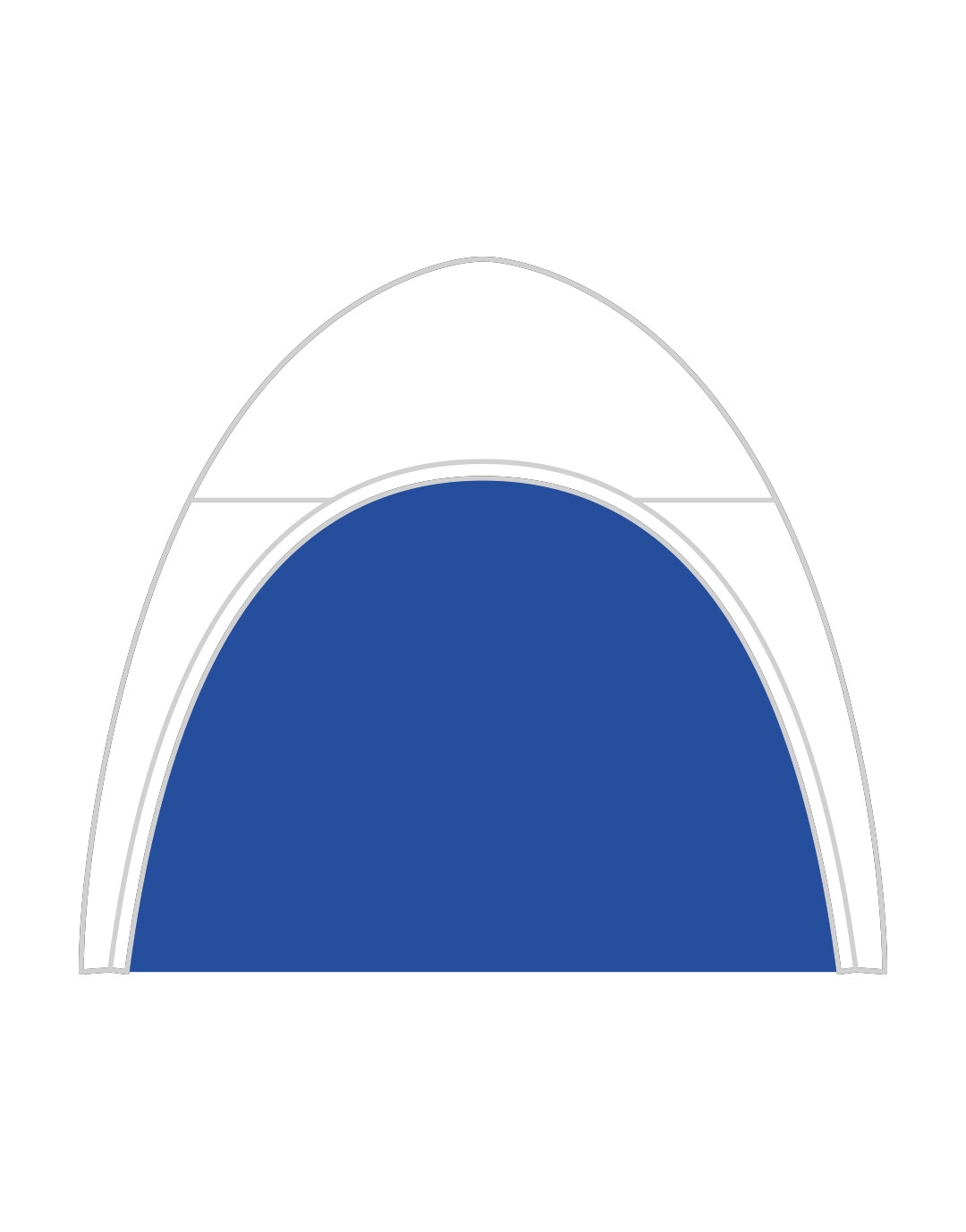 4 portes bleues REGULAR pour U-TENT 400
