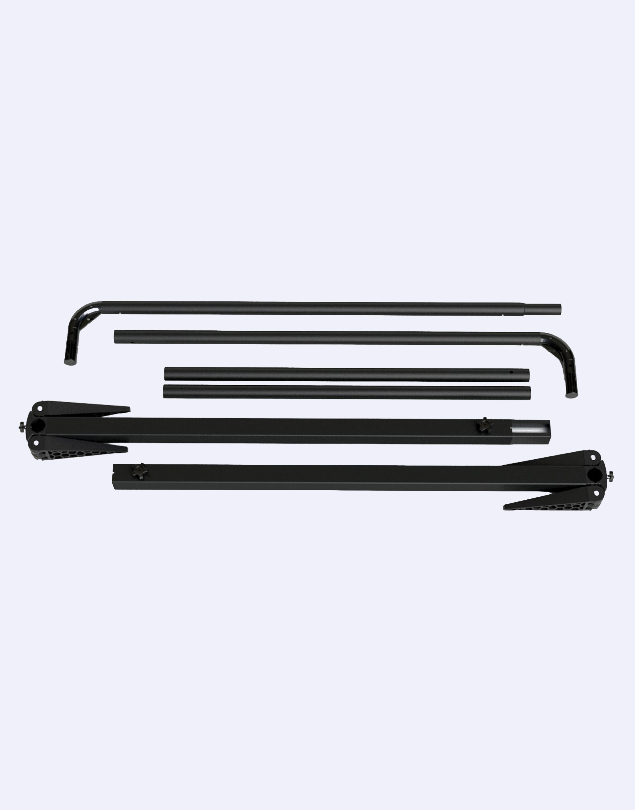 Barrière aluminium noir 200x80cm + sac personnalisé Paynelia