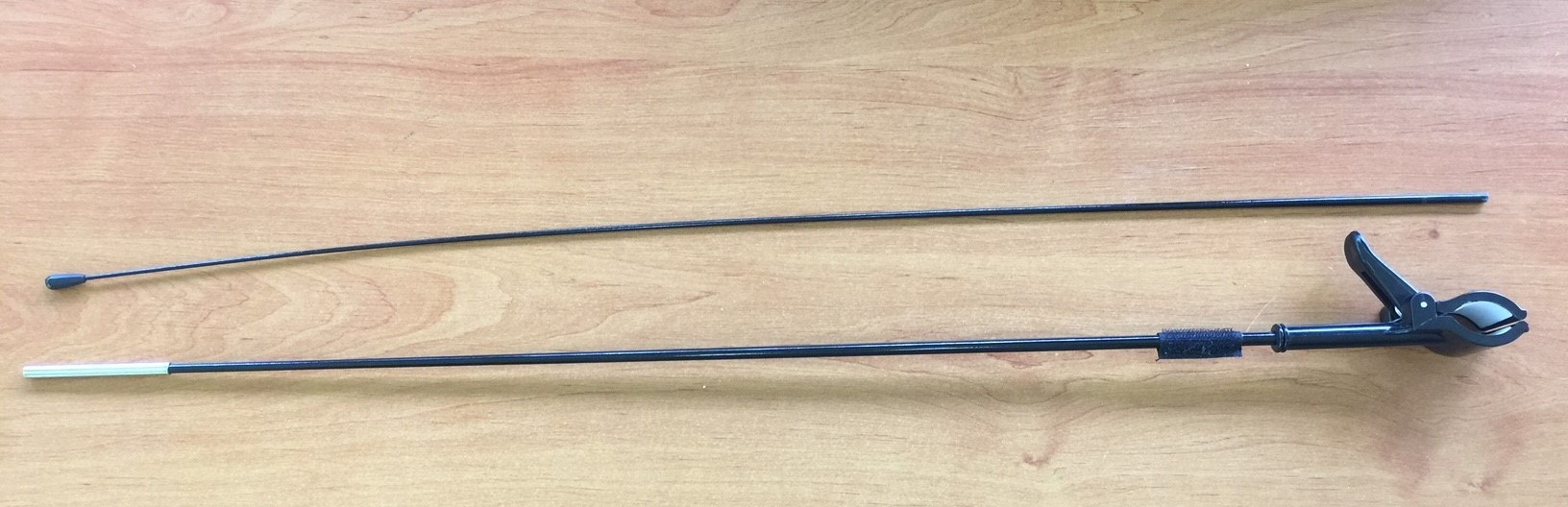 Mât fibre carbone avec pince