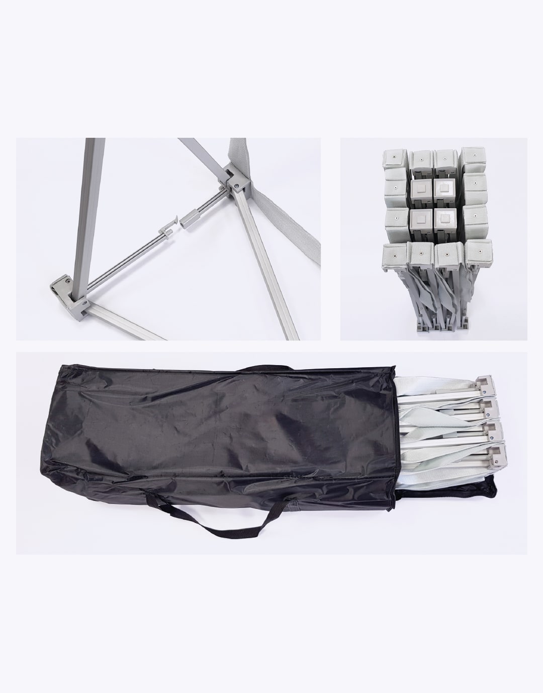 Stand velcro avec caisson- 300x230x32cm