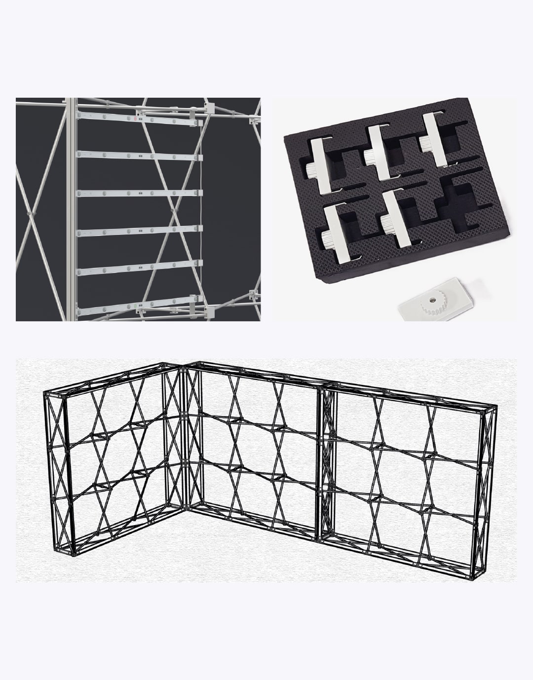 Structure Stand SEG 240x240 R° seulement