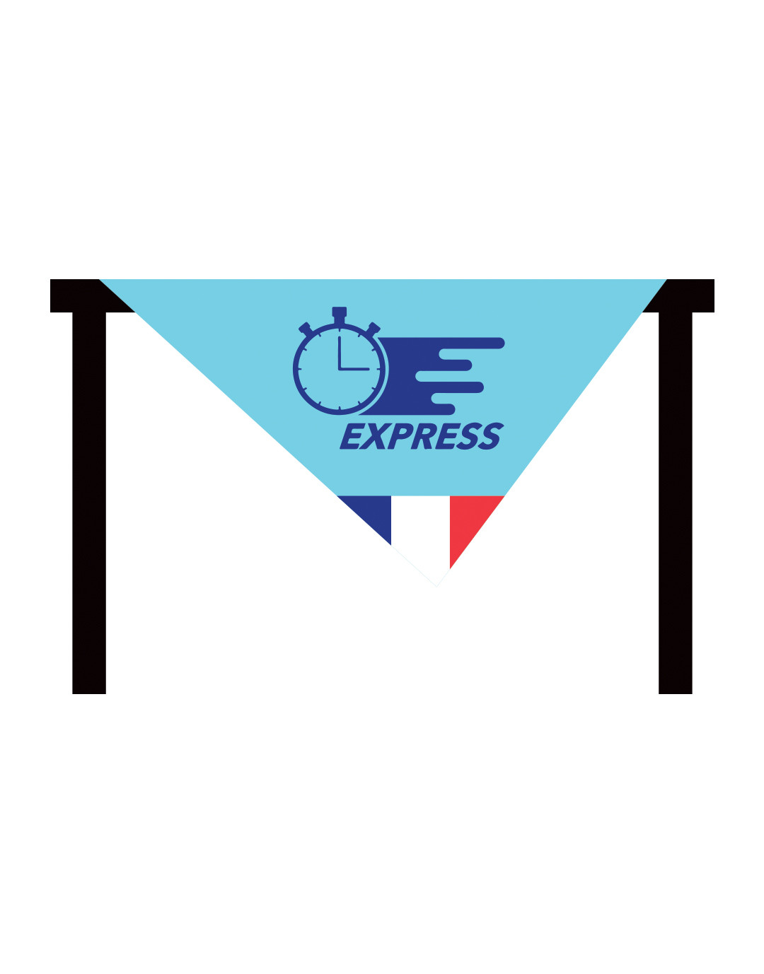 Nappe 150 x 200cm impr. France Express