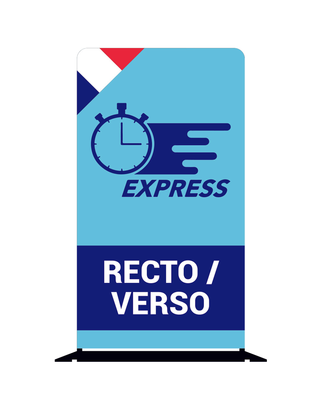 Toile imprimée R°/V° 120 - FR EXPRESS personnalisé Paynelia