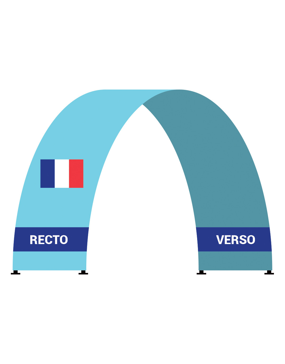 Impression R°V° pour arche STRETCH GATE