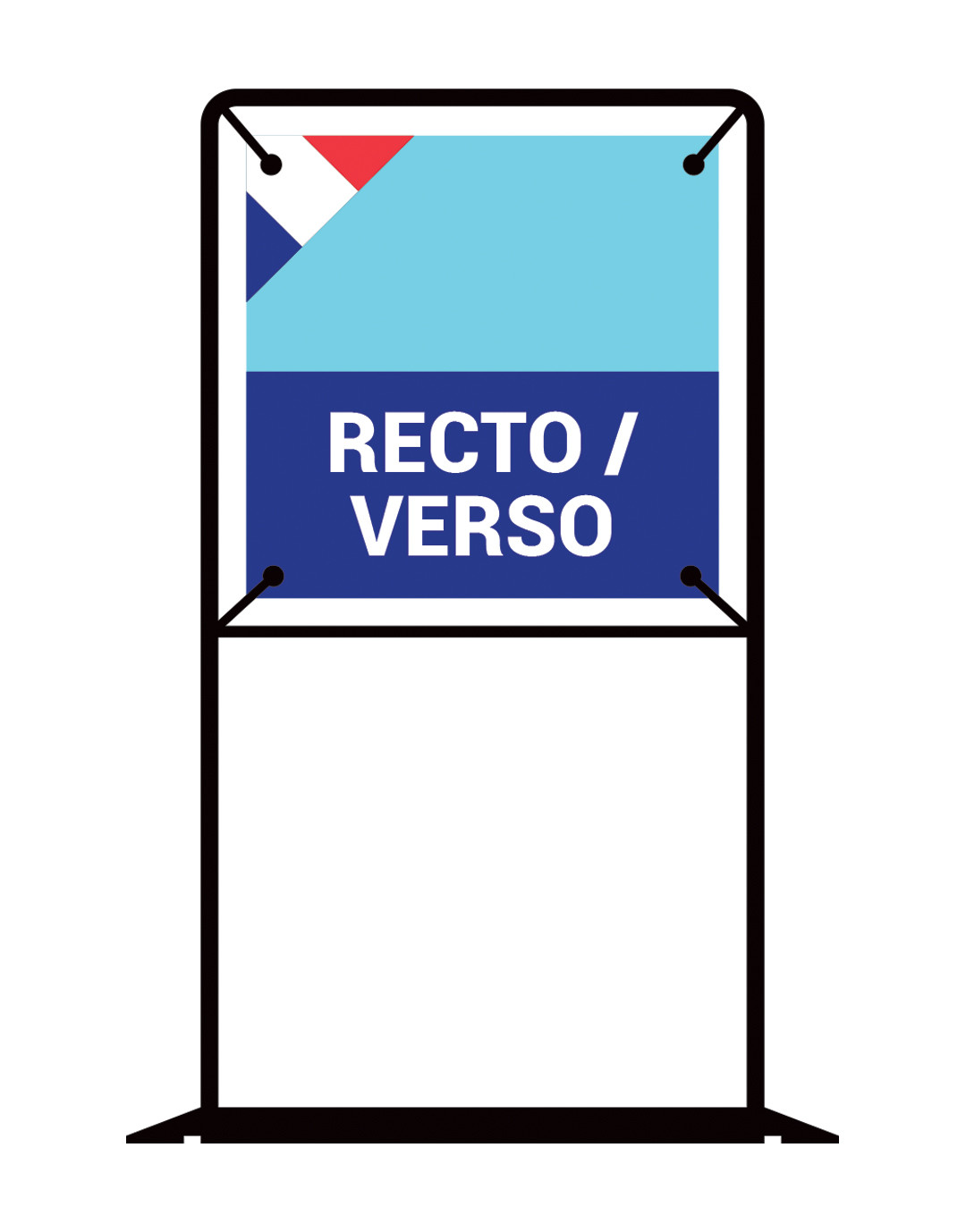2 Bâches B1 440g/m² tendues avec oeillet personnalisé Paynelia