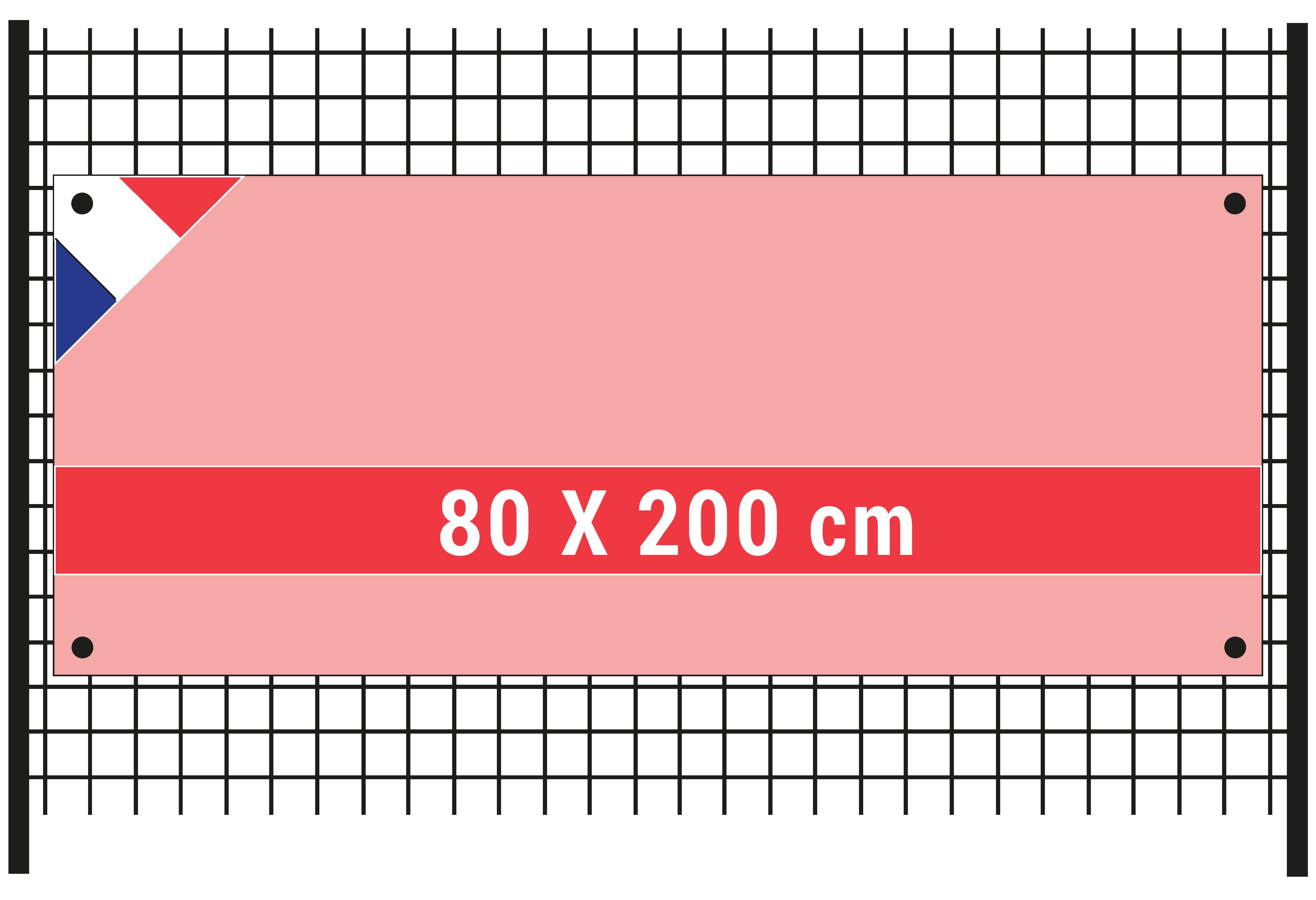 Banderole 80x200cm en Intissée 120 g/m²