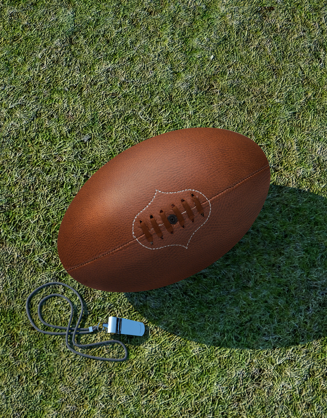 Ballon Rugby Old School PU import AVION