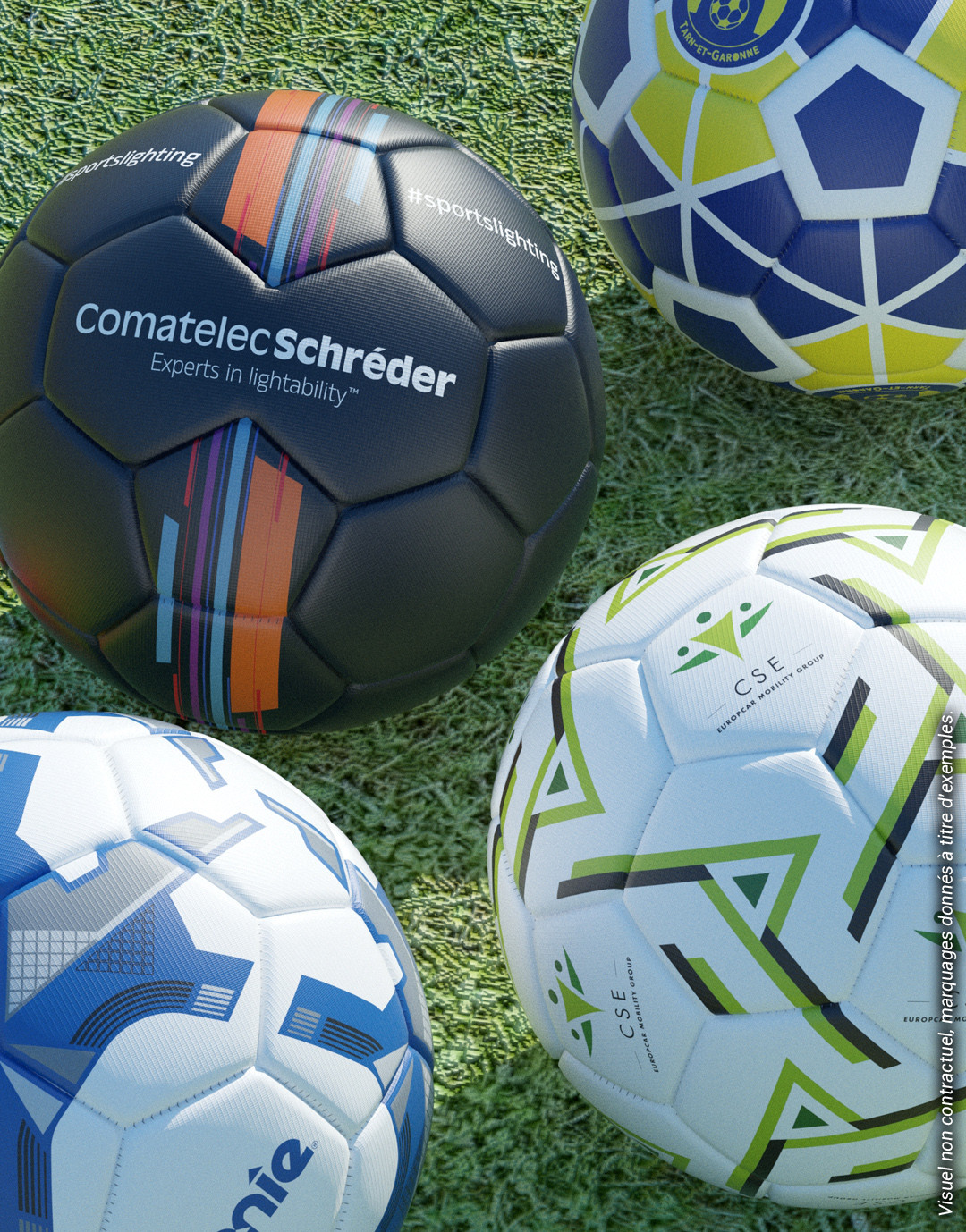 Ballon Football Replica - Import Bateau personnalisé Paynelia
